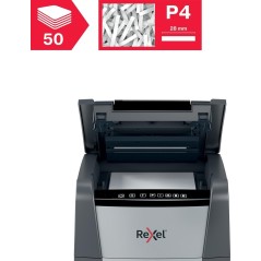 Rexel Optimum AutoFeed Shredder Cross Cut 4 x 28 mm - Effortless Document Security & Optimal Performance
